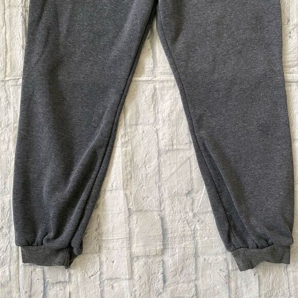 Men’s XL pull on elastic waist w/drawstring jogger sweatpants grey - Picture 2 of 7